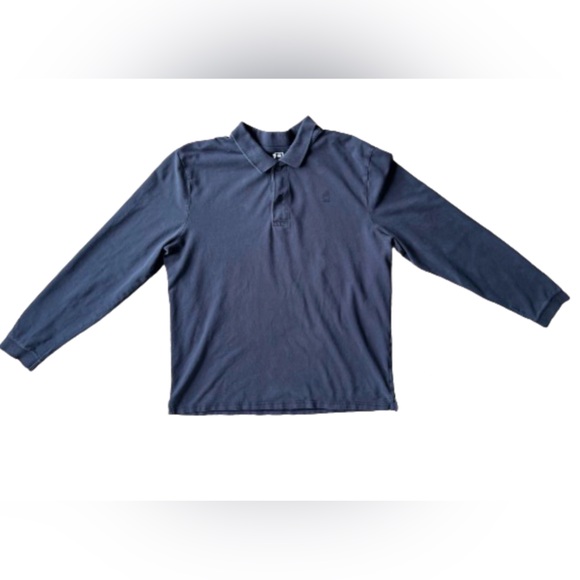 G-Star Raw Men’s Navy Long Sleeve Polo - Picture 4 of 8